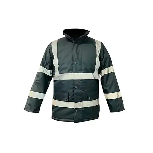 Campera Parka Reflectiva Azul