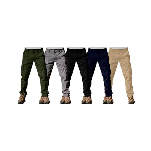 Pantalón Cargo Hombre Trabajo Colores Varios