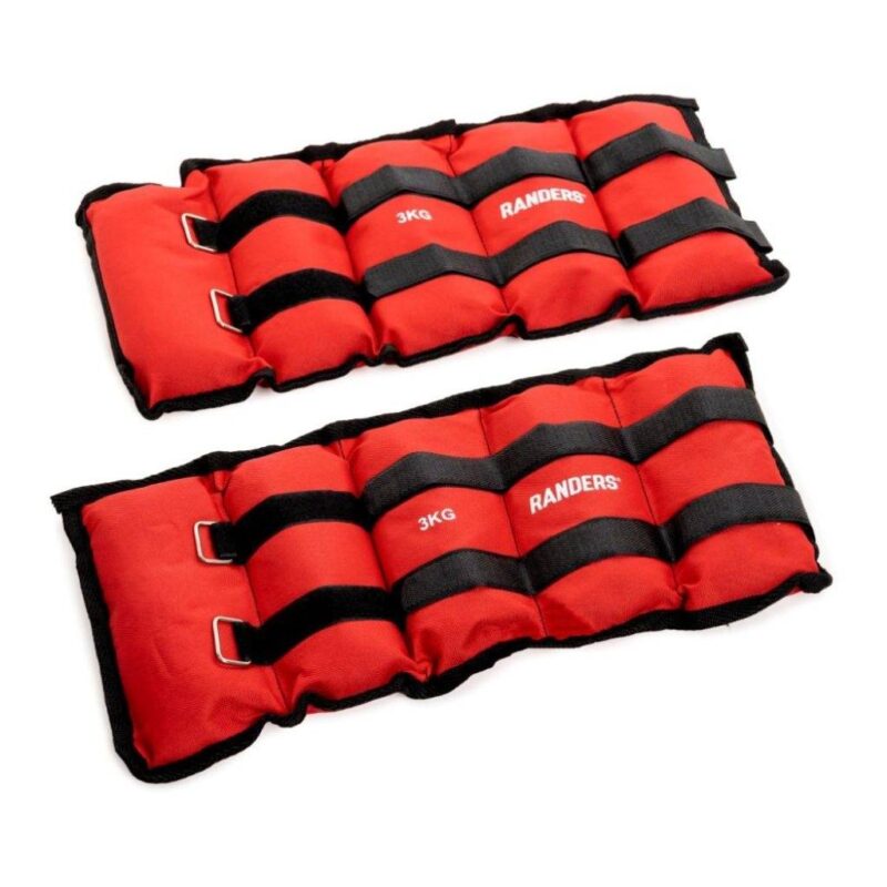 Par de Tobipesas 3Kg Rojo