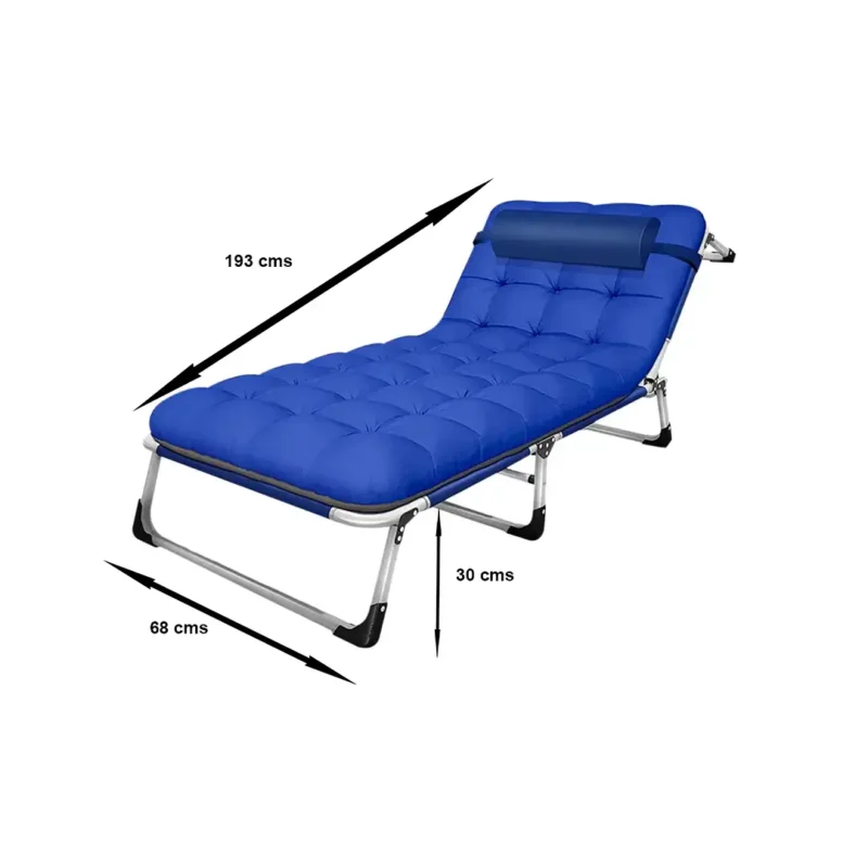 Catre Plegable Acolchonado Reforzado Camping - Imagen 4