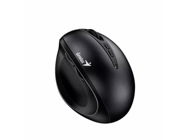Mouse inalámbrico Vertical Ergo 8300S Ergonómico Silencioso Negro Genius - Imagen 2